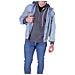 New Original Zip Up Felpa Uomo Taglia S - Foto miniatura 2