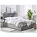 Letto Singolo Velluto Grigio 140 X 200 Cm Amiens - Foto miniatura 8