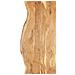 Piano per Lavabo Bagno in Massello di Acacia 140x55x2,5 cm - Foto miniatura 1