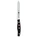 Coltello Universale in Accaio Lunghezza 13 cm Colore Nero e Argento - Linea Twin Pollux - Foto miniatura 1