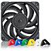 Noctua Ventola Nf-a12x25 Pwm Chromax.black.swap 120 Mm, Black - Foto miniatura 1