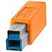 Tether Tools Cu5460org Cavo Usb 4,6 M Usb 3.2 Gen 1 (3.1 Gen 1) Usb A Usb B Arancione - Foto miniatura 3
