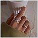 Anello Antistress Regolabile Con Perline Girevoli Silver S - Foto miniatura 2
