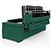 Giunone Divano Letto Alto 18 Cm. Impermeabile T02 Verde - Foto miniatura 5