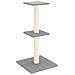 Albero Per Gatti Con Tiragraffi In Sisal Grigio Chiaro 73 Cm - Foto miniatura 1