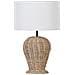 Lampada Da Tavolo Furelos Rattan Naturale - Foto miniatura 8