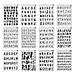 Kit Di Stencil Per Lettere Artistiche Con Pittura Con Numeri - Foto miniatura 1
