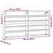 Armadietto Vetrina Rovere Marrone 100x8,5x50 Legno Multistrato - Foto miniatura 8