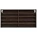 Armadietto Vetrina Rovere Marrone 100x8,5x50 Legno Multistrato - Foto miniatura 9