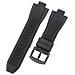 Cinturino In Silicone Compatibile Con Michael Kors Mk8184 8729 9020 Con Attacco Convesso Black - Foto miniatura 1