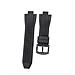 Cinturino In Silicone Compatibile Con Michael Kors Mk8184 8729 9020 Con Attacco Convesso Black - Foto miniatura 3
