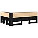 Testata contenitore Rovere nero 160 cm Legno multistrato - Foto miniatura 7