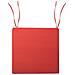 Cuscino Per Sedia Sassari Premium 46 X 46 Cm Rosso - Foto miniatura 3