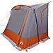 Tenda Grigio e Arancione e Nero 285 x 255 x 245 cm Poliestere - Foto miniatura 1