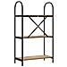 Libreria rovere artigianale 60 x 30 x 109 cm Legno multistrato - Foto miniatura 7