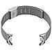 Cinturino In Metallo Compatibile Con Xiaomi Mi Band 8/9/10 - Design A Molla Grey - Foto miniatura 2