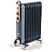 Linea Vintage 8252 Radiatore a olio Vintage, 11 elementi riscaldanti, 2500W, 3 livelli di potenza, Maniglia e ruote per facile trasporto, Celeste - Foto miniatura 1