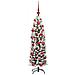 Albero di Natale artificiale con 150 LED Verde 150 cm - Foto miniatura 3