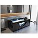 Vasca Idromassaggio Angolare Con Led Hawes 180 X 90 Cm Nero - Foto miniatura 1