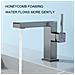 Rubinetto per lavabo da bagno, Blackswan, tipo M344, modello grigio antracite, con display digitale, dimensioni 20,3 cm - Foto miniatura 3