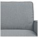 Divano 2 pcs Grigio chiaro 182 x 80 x 82 cm Tessuto - Foto miniatura 6