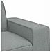 Divano 2 pcs Grigio chiaro 182 x 80 x 82 cm Tessuto - Foto miniatura 7