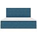 Letto con contenitore e materasso Blu Scuro 200 x 200 cm - Foto miniatura 7