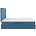 Letto con contenitore e materasso Blu Scuro 200 x 200 cm - Foto miniatura 9