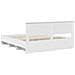 Struttura del letto Bianco 200 x 200 cm Legno multistrato - Foto miniatura 9