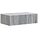 Tavolino da Parete Laterale Grigio Sonoma 59 x 34,5 x 17 cm - Foto miniatura 1
