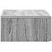 Tavolino da Parete Laterale Grigio Sonoma 59 x 34,5 x 17 cm - Foto miniatura 5