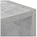 Comodino Grigio cemento 25,5 x 22 x 49,5 cm Legno multistrato - Foto miniatura 9