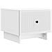 Tavolino da salotto Bianco 49 x 50 x 40 cm Legno ingegnerizzato - Foto miniatura 1