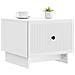 Tavolino da salotto Bianco 49 x 50 x 40 cm Legno ingegnerizzato - Foto miniatura 3