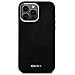Dkny Custodia Magsafe In Silicone Liquido Con Logo Metallico Piccolo Per Iphone 14 Pro Max - Nera - Foto miniatura 1