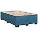 Letto box spring con materasso Blu 120 x 200 cm Velluto - Foto miniatura 5