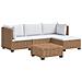 5 pz Set Lounge in Rattan con Cuscini GENDT Rattan naturale - Foto miniatura 1