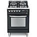 Cucina Elettrica PNM66GVT / C Fuochi a Gas Forno Gas Ventilato Dimensione 60 x 60 cm Colore Nero Opaco - Foto miniatura 5