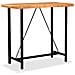 Tavolino da Bar in Legno Massello di Acacia 120x60x107 cm - Foto miniatura 3