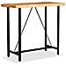 Tavolino da Bar in Legno Massello di Acacia 120x60x107 cm - Foto miniatura 8