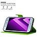 Custodia Compatibile Con Samsung Galaxy A3 2017 In Verde Menta - Coperchio Protettiva Con Chiusura Magnetica, Funzione Stand E Tasca Per Le Carte - Foto miniatura 3