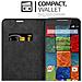 Custodia Compatibile Con Motorola Moto X2 In Nero Di Notte - Coperchio Protettiva Con Chiusura Magnetica, Funzione Stand E Tasca Per Le Carte - Foto miniatura 6