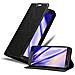 Custodia Compatibile Con Motorola Moto X2 In Nero Di Notte - Coperchio Protettiva Con Chiusura Magnetica, Funzione Stand E Tasca Per Le Carte - Foto miniatura 7