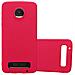Custodia Compatibile Con Motorola Moto Z Play In Frost Rosso - Coperchio Protettivo In Silicone Tpu Flessibile - Foto miniatura 4