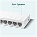 Switch di Rete Non Gestito 8 Porte RJ-45 (10/100) Colore Bianco - Foto miniatura 3