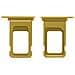 Alloggio Sim Apple Iphone 11 Supporto Scheda Nano Sim Di Ricambio - Oro - Foto miniatura 1