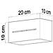 Luce Led, Bianco, 20 X 10 X 10 - Foto miniatura 2