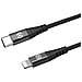 Usb-c - Cavo Lightning Nylon Usb-pd 60w 1m - Foto miniatura 4