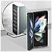 Cover Pieghevole Galaxy Z Fold 3 Originale Silicone Cover Verde - Foto miniatura 5