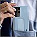 Cover Per Galaxy S21 Ultra Cavalletto Pieghevole Magnetico Azzurra - Foto miniatura 2